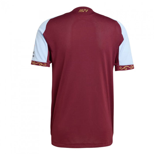 Aston Villa 25/26 Home Jersey Short Sleeve