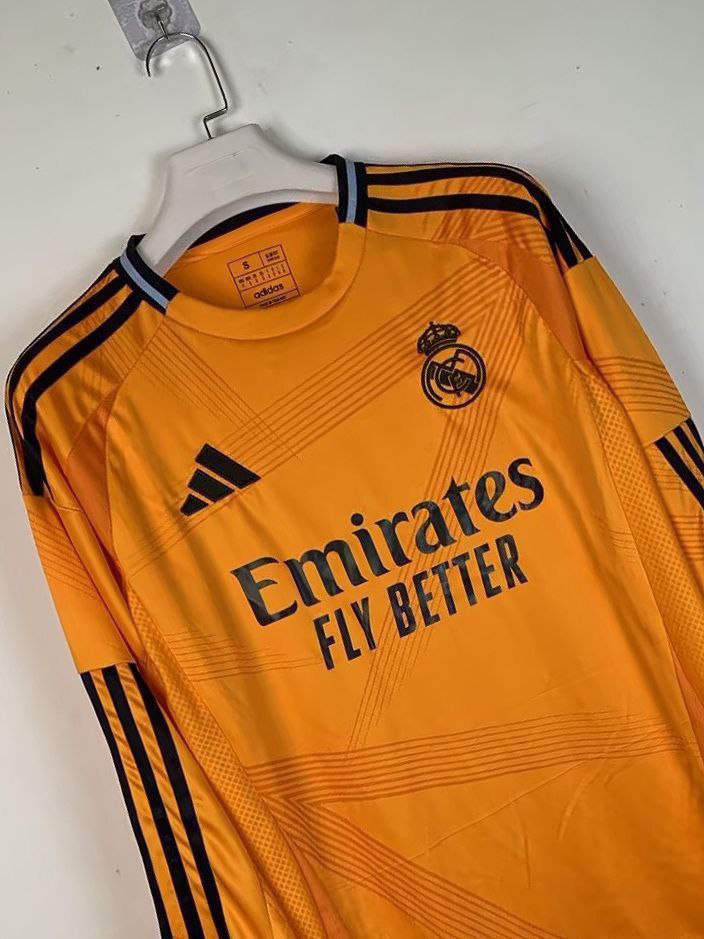 Real Madrid 24/25 Away Shirt Long Sleeve