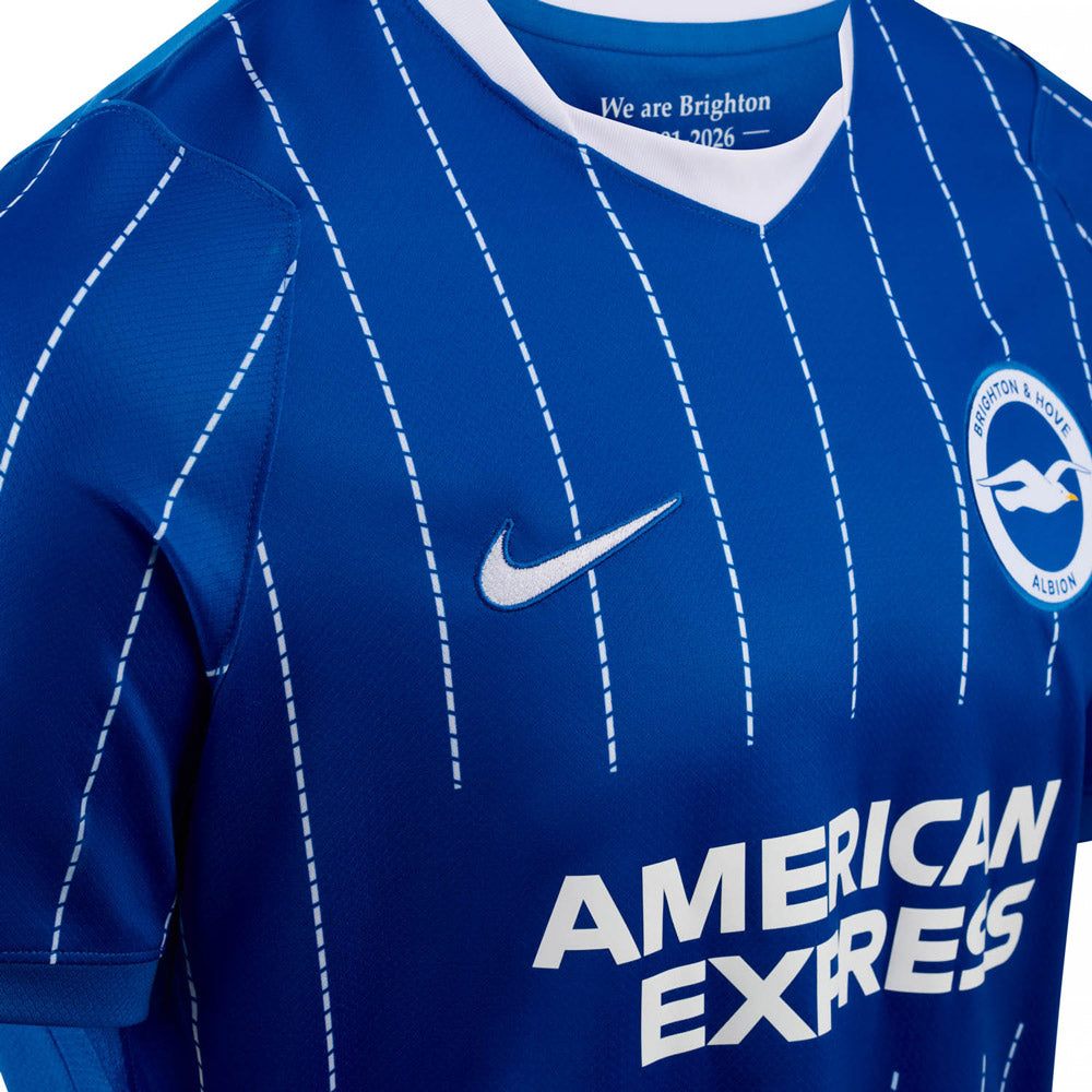 Brighton & Hove Albion 26/27 Home Shirt Short Sleeve