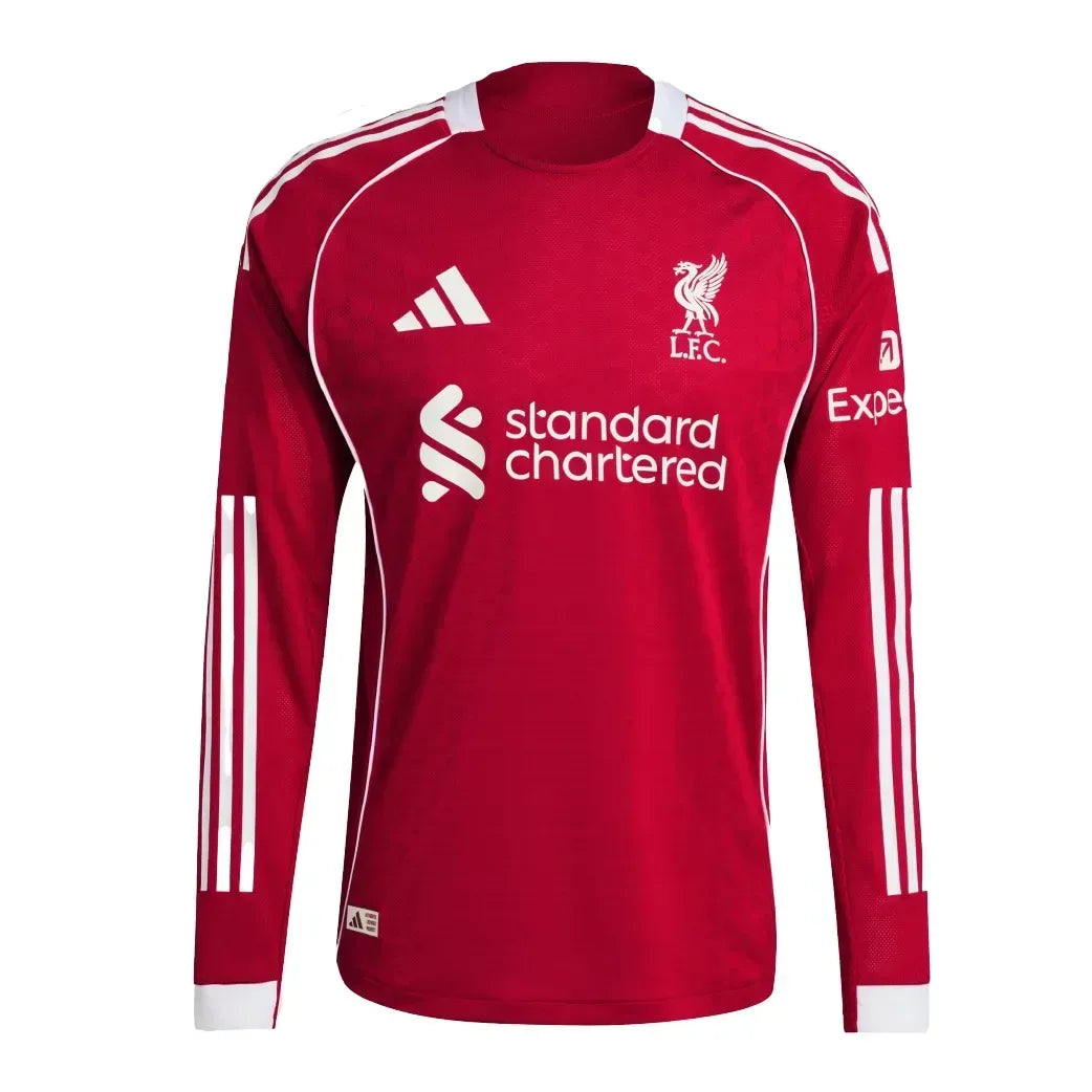 Liverpool FC 25/26 Home Jersey Long Sleeve - Nafan Collection