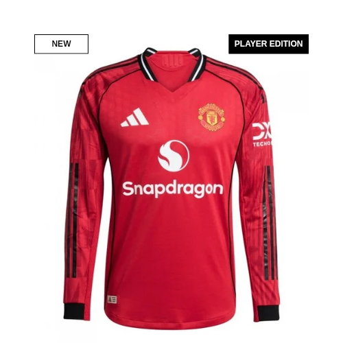 Manchester United 24/25 Home Jersey Long Sleeve