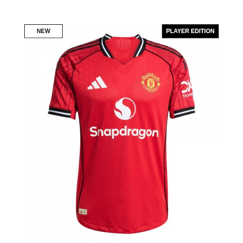 Manchester United 25/26 Home Jersey Short Sleeve
