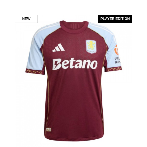 Aston Villa 25/26 Home Jersey Short Sleeve