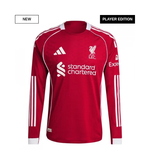 Liverpool FC 25/26 Home Jersey Long Sleeve