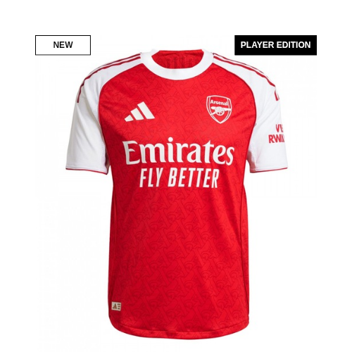 Arsenal 25/26 Home Jersey Short Sleeve