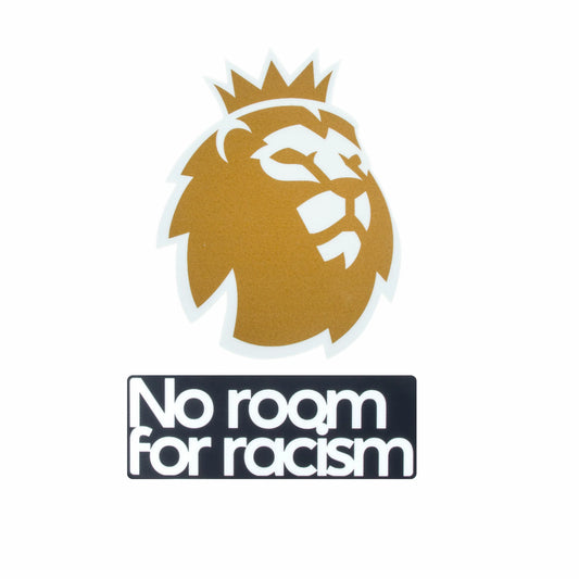 EPL: GOLD CHAMPION 2024/25 Player size + NO ROOM FOR RACISM Patches
