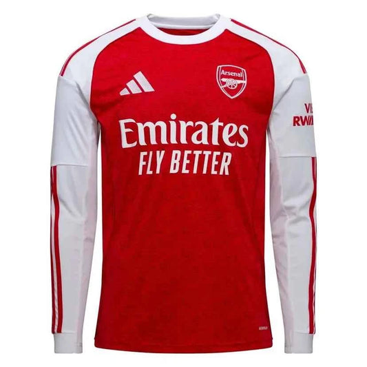 Arsenal 25/26 Home Shirt Long Sleeve - Nafan Collection