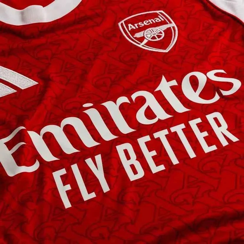 Arsenal 25/26 Home Shirt Long Sleeve - Nafan Collection