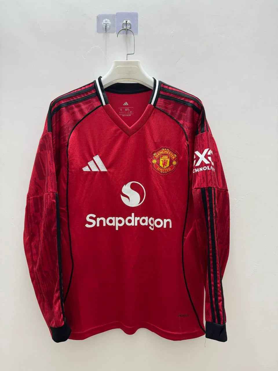Manchester United 25/26 Home Shirt Long Sleeve - Nafan Collection