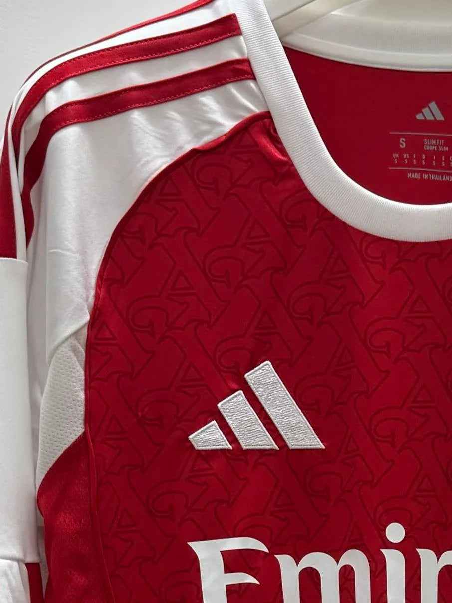 Arsenal 25/26 Home Shirt Long Sleeve - Nafan Collection