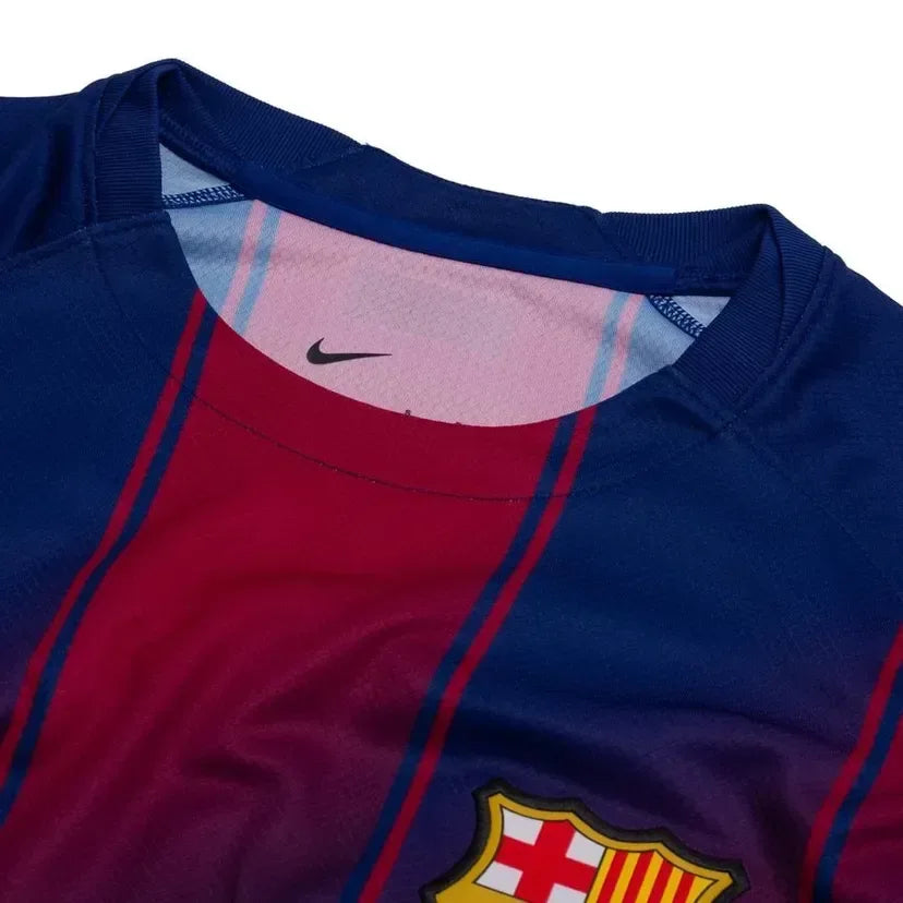 FC Barcelona 25/26 Home Jersey Long Sleeve - Nafan Collection