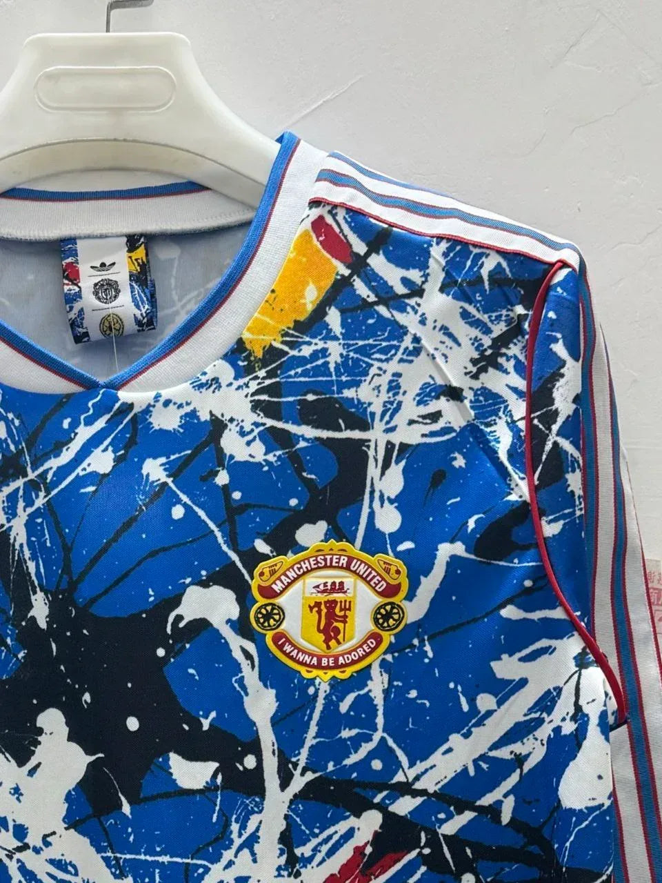 Manchester United X Stone Roses Shirt Long Sleeve - Nafan Collection