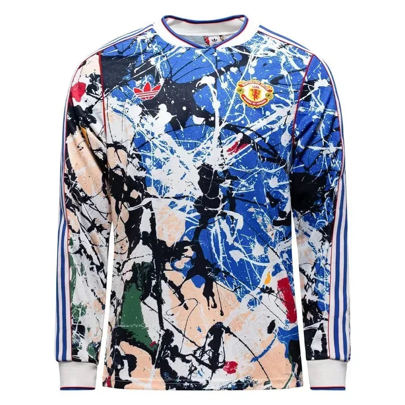 Manchester United X Stone Roses Shirt Long Sleeve - Nafan Collection