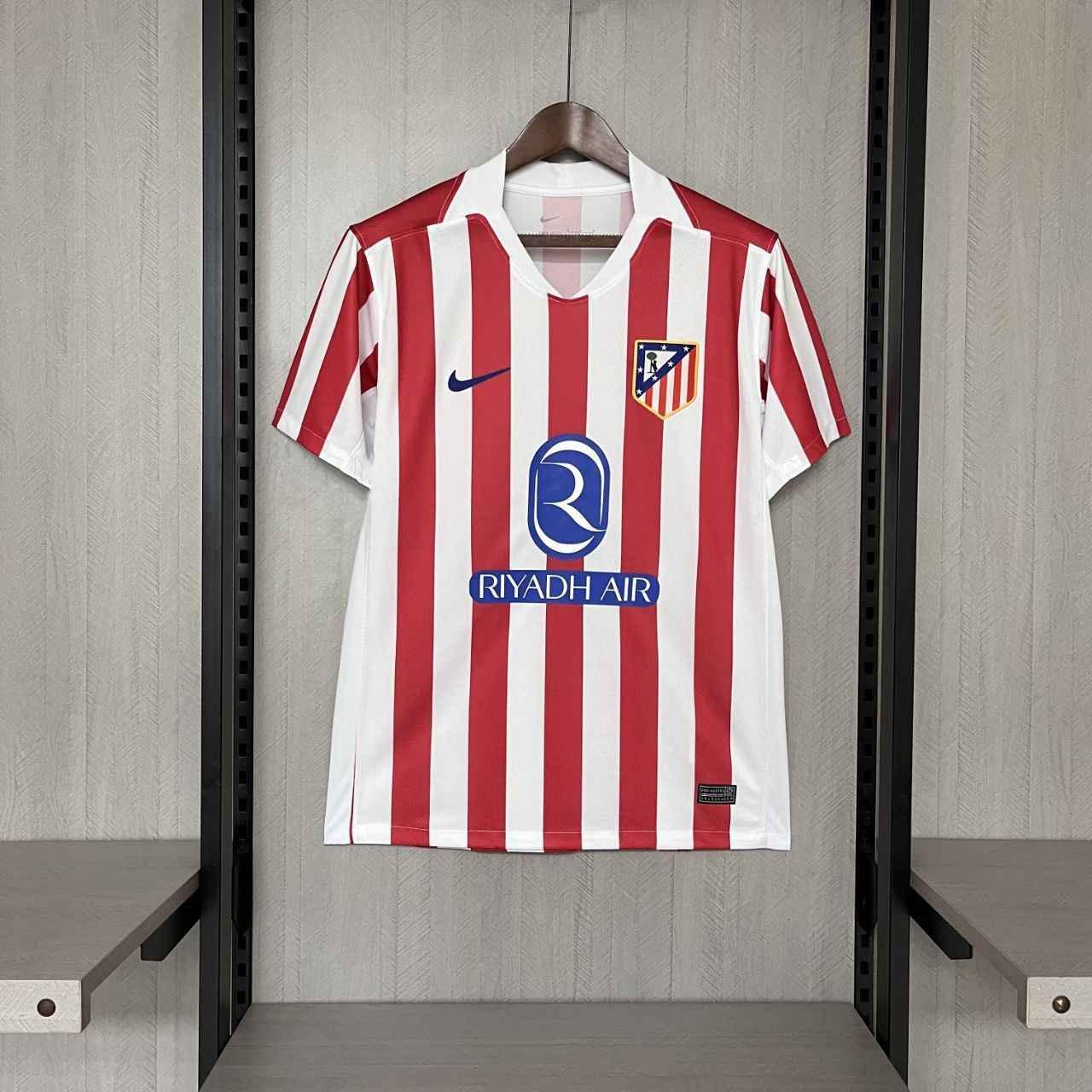 Atletico Madrid 25/26 Home Shirt Short Sleeve