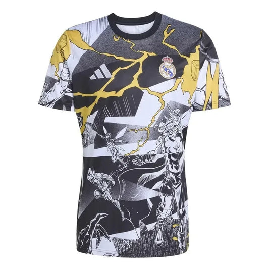 Real Madrid x Marvel Training Pre-match 25/26 Jersey Short Sleeve - Nafan Collection