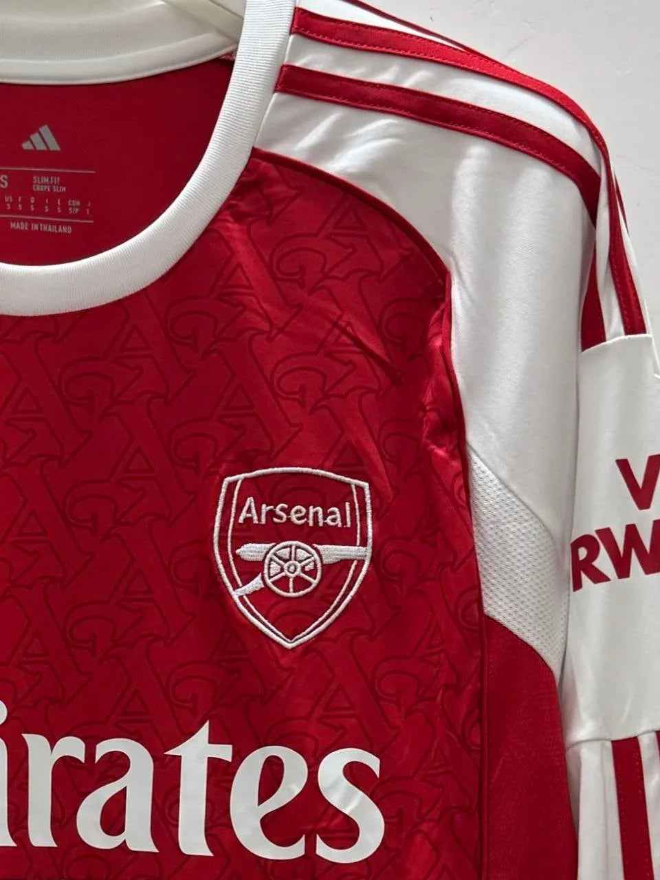 Arsenal 25/26 Home Shirt Long Sleeve - Nafan Collection
