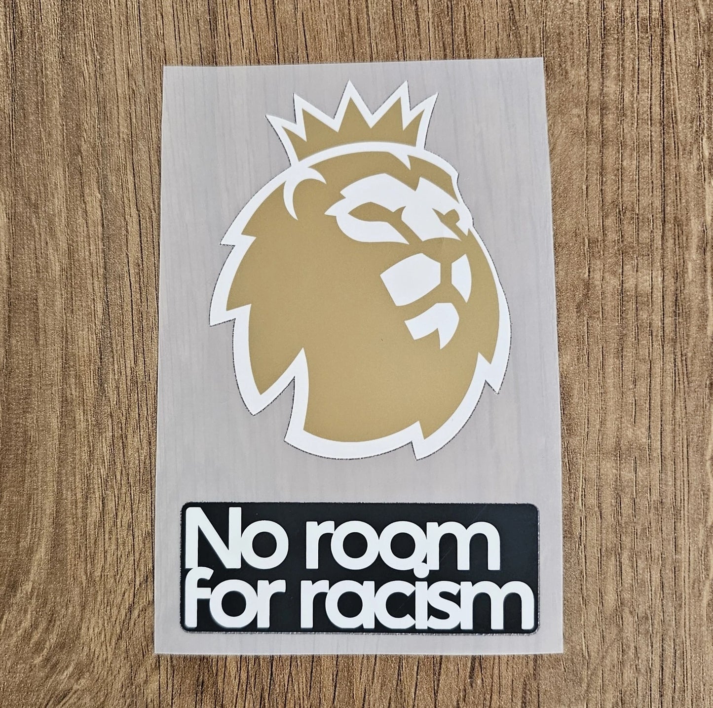 EPL: GOLD CHAMPION 2024/25 Player size + NO ROOM FOR RACISM Patches